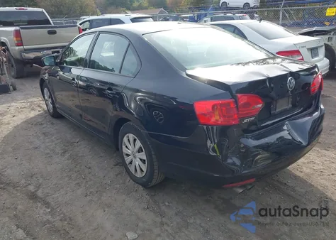 2014 Volkswagen Jetta 2.0L S z USA, uszkodzony, nr VIN 3VW2K7AJ9EM357634